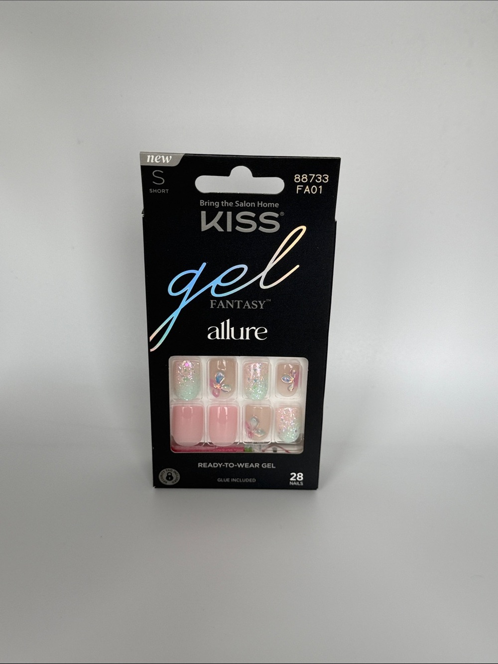 RARE Kiss Gel Fantasy Allure Press On Nails BNIB